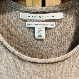 Max Studio Merino Tunic Sweater